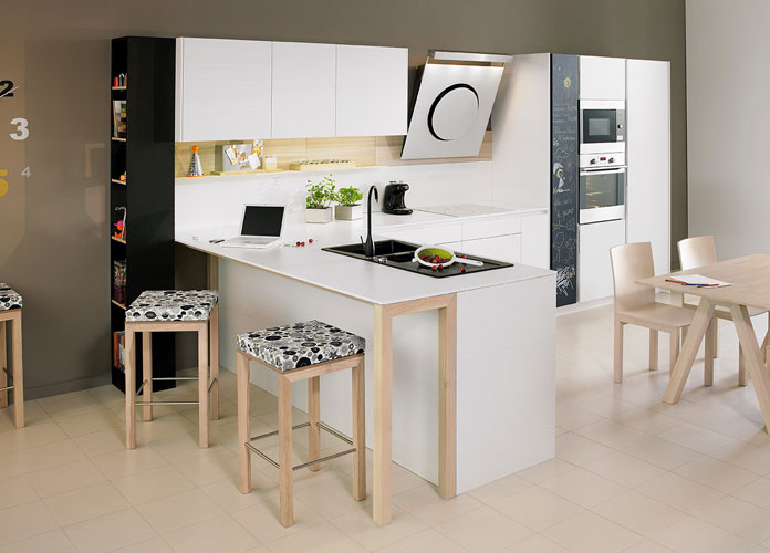 Arthur bonnet innove dans la cuisine sur mesure avec intuitions ... Ilot central cuisine pas cher