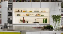 Les cuisines haut de gamme font bibliothèques
