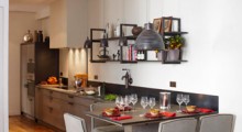 Gain de place : une cuisine Xavie'z dans l'entrée