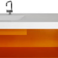 Cuisine îlot en Corian® de FR66