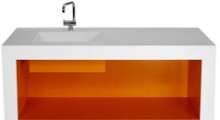 Cuisine îlot en Corian® de FR66