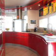 Une cuisine rouge pleine de pep